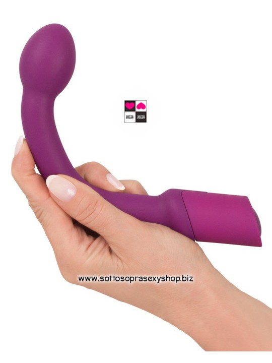 Vibratore G-Spot Impermeabile: Curvo e Flessibile con 10 Modalità di Vibrazione