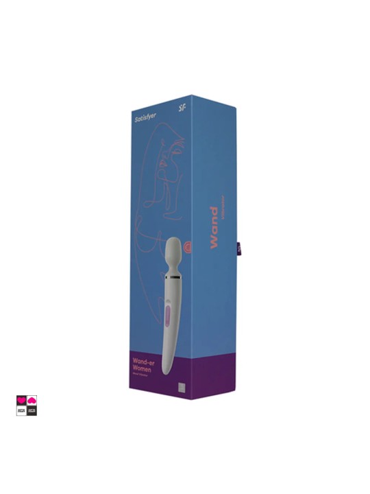 Satisfyer Wand-er Woman: Massaggiatore XXL con Testa in Silicone per Relax e Piacere