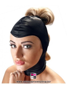 Maschera Aderente con Apertura Viso e Foro per Coda di Cavallo: Design Elegante e Sensuale