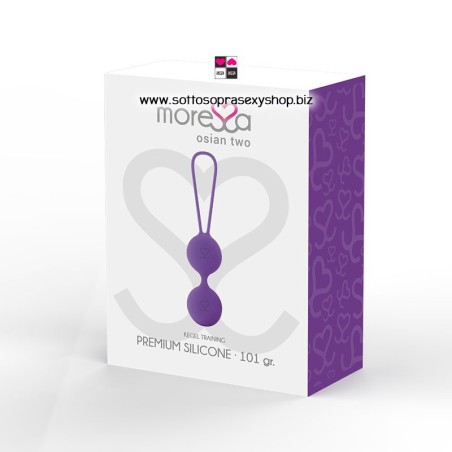Palline Moressa OSIAN per Allenamento Pavimento Pelvico: Silicone di Alta Qualità – 101g