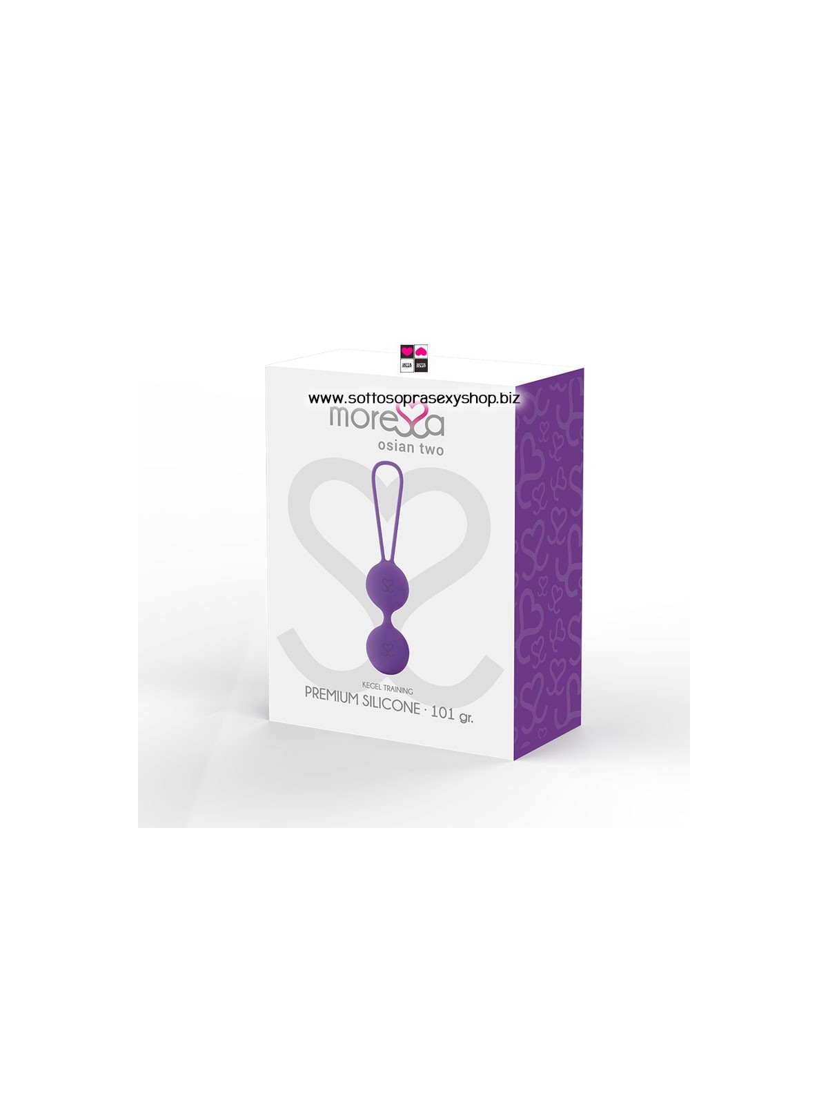 Palline Moressa OSIAN per Allenamento Pavimento Pelvico: Silicone di Alta Qualità – 101g
