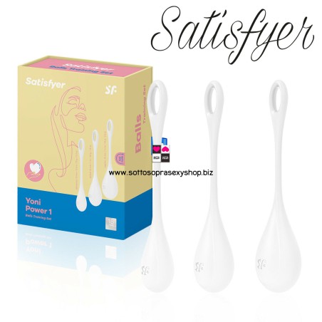 Satisfyer Yoni Power 1: Palline Vaginali per Orgasmi Intensi e Pavimento Pelvico Forte