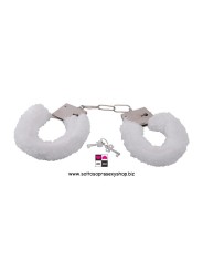 Manette con Pelliccia Colorata : Gioco Erotico con Chiave e Tasto di Sicurezza