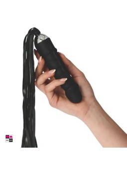 Dildo Nero Realistico con Frusta Integrata - Piacere Unico