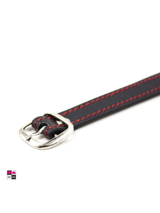 Gag Ball Fetish Nera e Rossa con Fori - Piacere e Sottomissione con fibbia regolabile