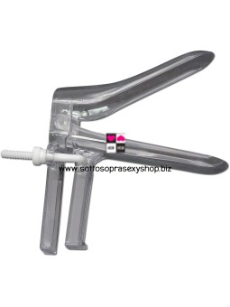 Divaricatore Vaginale Bianco Trasparente per Giochi BDSM