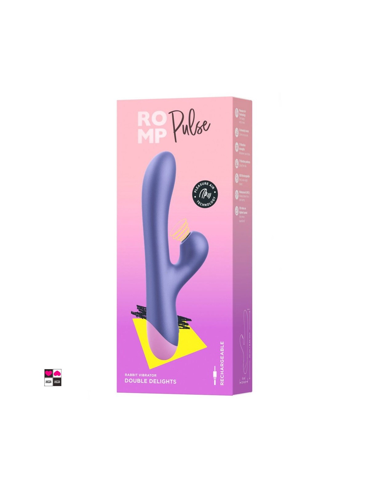 Pulsanti controllo separato 2 motori rabbit 10 modalità vibrazione|Sottosopra Sexyshop