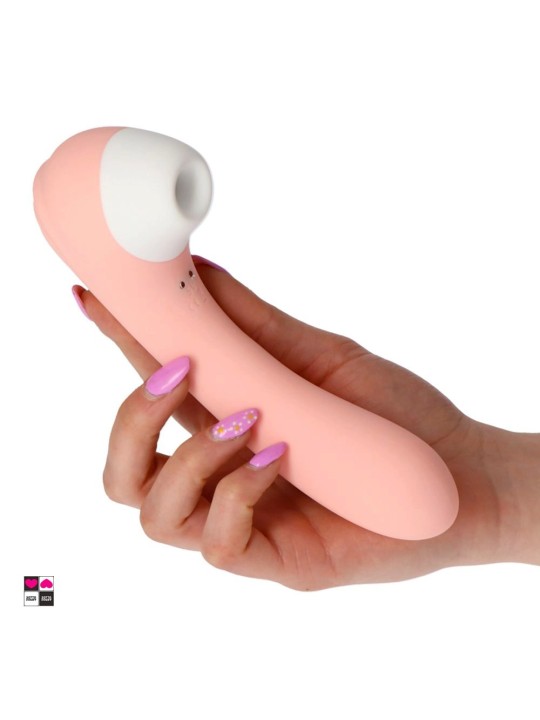 Pink Obsession bocca suzione onde pressione stimolatore clitorideo dettaglio frontale|89,00 €|Sottosopra Sexyshop