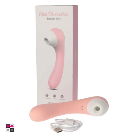 Pink Obsession stimolatore clitorideo con confezione originale succhia clitoride silicone rosa|89,00 €