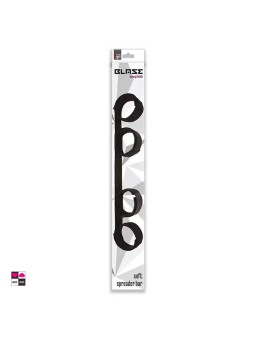 Blaze barra con manette e cavigliere bondage 41cm confezione nera%separator%%shop-name%