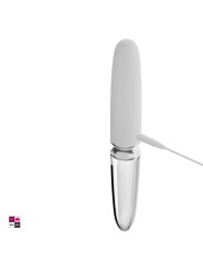 Sistema di ricarica USB universale nella zona centrale del vibratore. LED di stato indica quando è in carica.