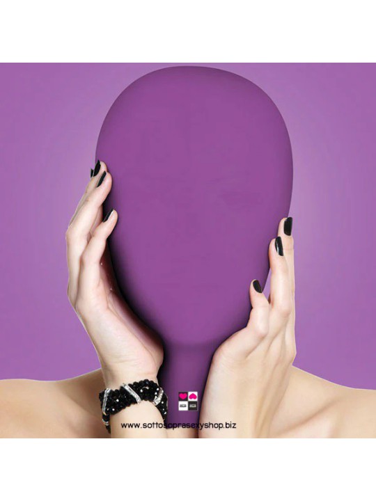 Maschera per Sottomissione Sensuale: Tessuto Semi Trasparente per Stimolazione dei Sensi