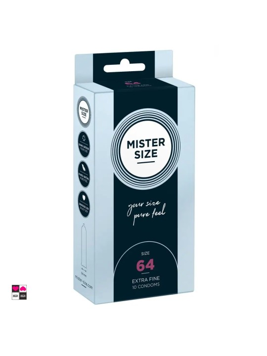 Condom vegani sottili Mister Size misure personalizzate |Sottosopra Sexyshop