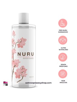 Nuru Gel a Base d'Acqua per Massaggi Corpo a Corpo – 500 ml