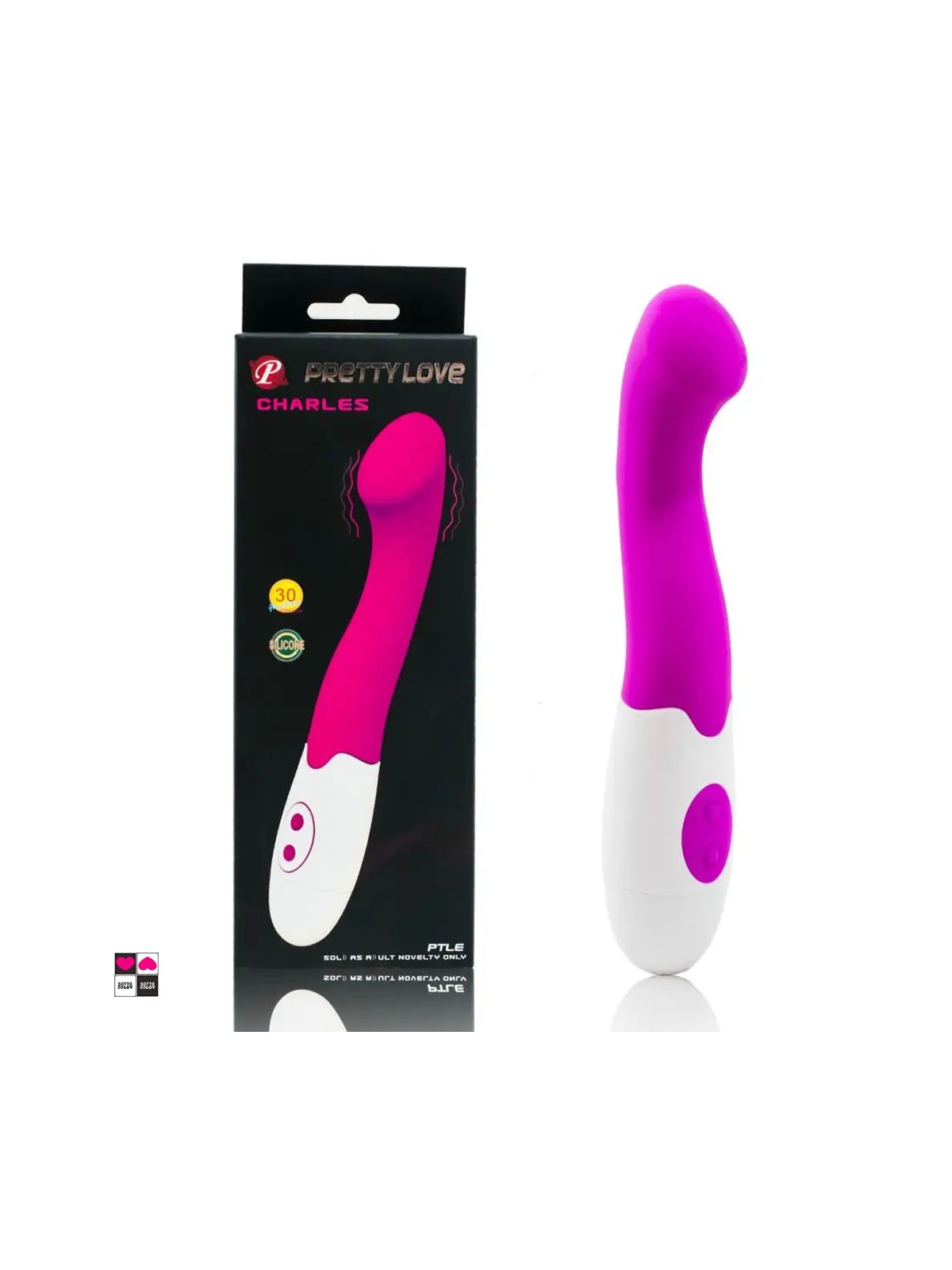 Vibratore Punto G Silicone Soft| 30 Vibrazioni Silenziose | Sottosopra Sexyshop