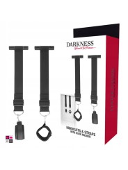 Manette per la Porta - Trasforma Ogni Porta in Un’ Area di Gioco BDSM Realizzate in neoprene e nylon