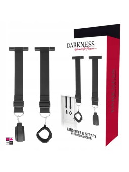 Manette per la Porta - Trasforma Ogni Porta in Un’ Area di Gioco BDSM Realizzate in neoprene e nylon