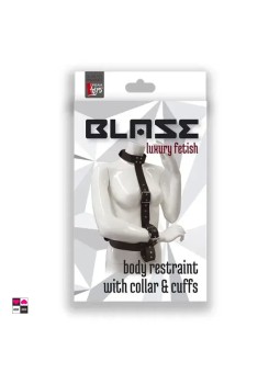 Imbracatura di Contenimento BLAZE con Collare e Polsini Staccabili –  Dimostrazione Fissaggio