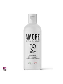 Gel Lubrificante Silicone AMORE Infinity 75ml - Non Si Asciuga Mai
