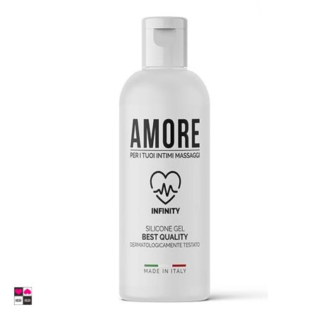 Gel Lubrificante Silicone AMORE Infinity 75ml - Non Si Asciuga Mai
