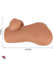 Masturbatore Realistico Da usare sempre con lubrificante a base acqua per comfort e scorrevolezza superiori.