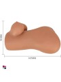 Masturbatore Realistico Da usare sempre con lubrificante a base acqua per comfort e scorrevolezza superiori.