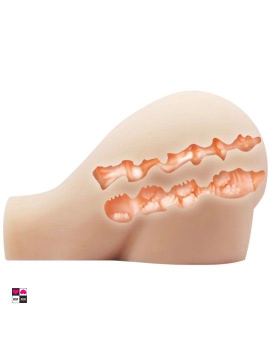 Masturbatore Realistico con Canali interni strutturati per una stimolazione meno banale e più intensa.