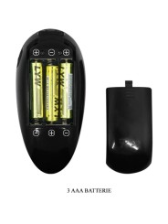 Masturbatore Realistico, ano e vagina vibrante con comando a Batterie 3 x AAA