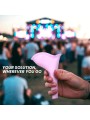 Kibi in azione ai festival: la soluzione definitiva per goderti la serata evitando i bagni chimici.