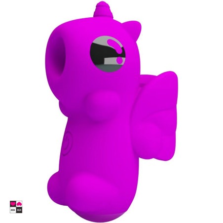 Mini succhiaclitoride da dito Pretty Love Magic Unicorn viola
