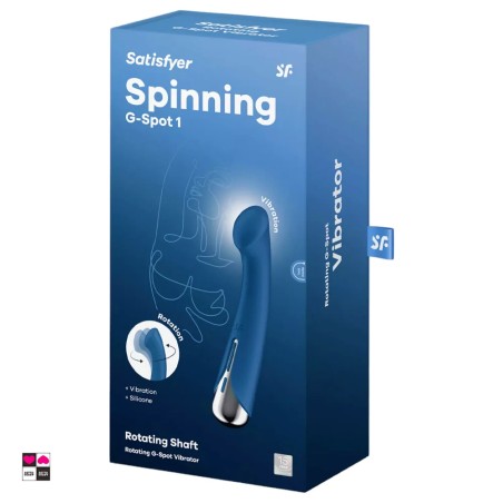 Confezione Satisfyer Spinning G-Spot 1 vibratore punto G rotante blu