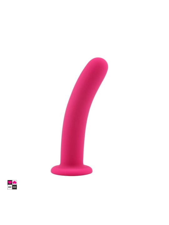 Dildo anale flessibile in piedi sulla ventosa, curvo per la prostata