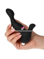 Dettaglio silicone morbido del plug anale con vibrazione integrata