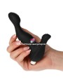 Dettaglio silicone morbido del plug anale con vibrazione integrata