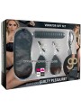 Set BDSM Fetish Completo: Vibratore Stimolante, Mascherina, Pinzette per Capezzoli e Frustino