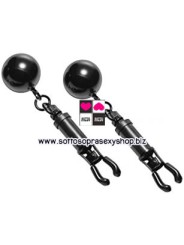 Nipple Clamps con Pesetti 144 gr – Intensifica i Tuoi Giochi BDSM e Fetish