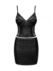 Completo Intimo Obsessive in Pizzo Elasticizzato Nero – Eleganza e Seduzione