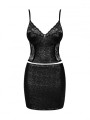 Completo Intimo Obsessive in Pizzo Elasticizzato Nero – Eleganza e Seduzione