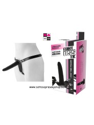 Imbracatura per Pegging in Coppia: Ecopelle e Dildo in Silicone, Regolabile con Fibbie