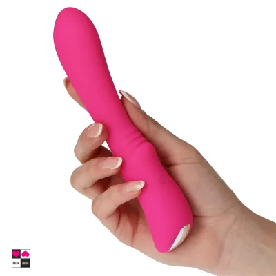 Vibratore classico in silicone flessibile