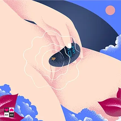 Vibratore LELO Nea 3 nero dal design floreale